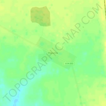 Mar’inka topographic map, elevation, terrain