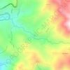 Río Jesús topographic map, elevation, terrain
