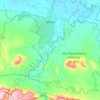 Río Mao topographic map, elevation, terrain