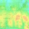 University topographic map, elevation, terrain