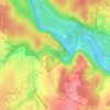 Difficult Run topographic map, elevation, terrain