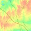 Streetman topographic map, elevation, terrain
