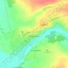 Pokrovske topographic map, elevation, terrain