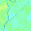 Caney Lake topographic map, elevation, terrain