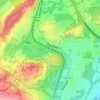 Powder Mill Pond Dam topographic map, elevation, terrain