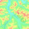 Харга topographic map, elevation, terrain