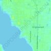 Dearborn Street Park topographic map, elevation, terrain