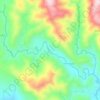 Le Susua topographic map, elevation, terrain