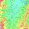el Gurri topographic map, elevation, terrain