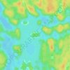 Turtle Island topographic map, elevation, terrain