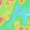 Emmett Lake topographic map, elevation, terrain