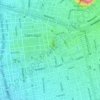 Plaza Vicuña Mackenna topographic map, elevation, terrain
