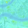 80th Anniversary Celebration Garden topographic map, elevation, terrain