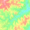 Rio Acari topographic map, elevation, terrain