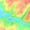 Le Mont topographic map, elevation, terrain