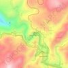 Upper Kotmale Dam topographic map, elevation, terrain