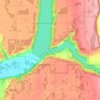 Asessippi Provincial Park topographic map, elevation, terrain