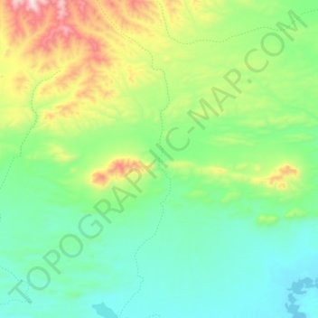 雪水河 topographic map, elevation, terrain