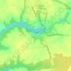 Wye Oak State Park topographic map, elevation, terrain