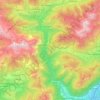Val di Scalve topographic map, elevation, terrain