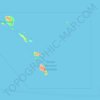Wakatobi National Park topographic map, elevation, terrain