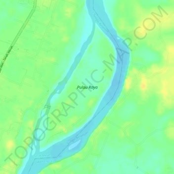 Pulau Raya topographic map, elevation, terrain