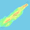 Isla Isabela topographic map, elevation, terrain