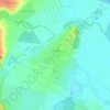 Остров topographic map, elevation, terrain