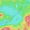 Lac a la Truite topographic map, elevation, terrain