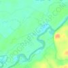 Montgomery Lake topographic map, elevation, terrain