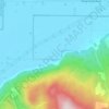 Calkins Creek topographic map, elevation, terrain