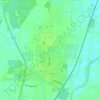 (no name - just a patch of grass) topographic map, elevation, terrain