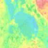 Lake Louise topographic map, elevation, terrain