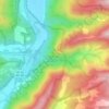 Seneca Rocks topographic map, elevation, terrain