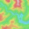 Boowinda Gorge topographic map, elevation, terrain
