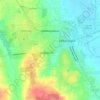 Sebastopol topographic map, elevation, terrain