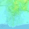 Savanna-La-Mar topographic map, elevation, terrain