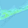 Carnon-Plage topographic map, elevation, terrain