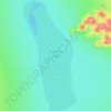Papoose Lake topographic map, elevation, terrain