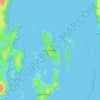 Isla Salamandra topographic map, elevation, terrain