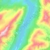 Laguna del Desierto topographic map, elevation, terrain