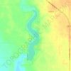 Carbury Lake topographic map, elevation, terrain