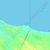 Praia do Cajueiro topographic map, elevation, terrain
