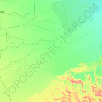 叶尔羌河 topographic map, elevation, terrain