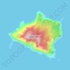 Island of Saint Peter the Martyr topographic map, elevation, terrain