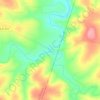 Pedernales Falls Road topographic map, elevation, terrain