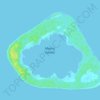 Manra Island topographic map, elevation, terrain