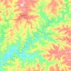 Rio Cavernoso topographic map, elevation, terrain
