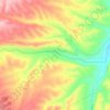 Herrera topographic map, elevation, terrain