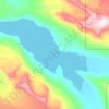 Bradley Lake topographic map, elevation, terrain